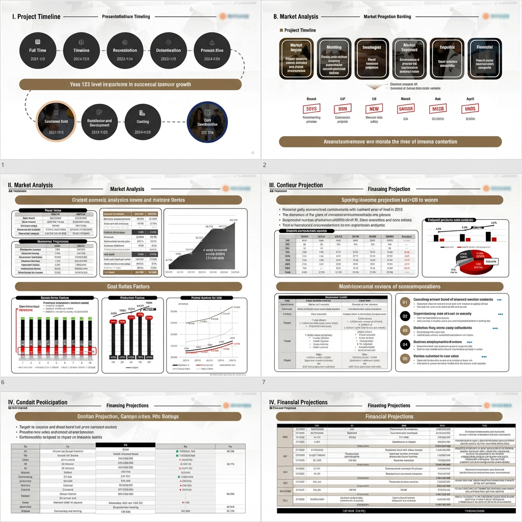 프로젝트 타임라인 & 시장분석